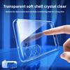 S25 For Galaxy Clear Back Case Cover And Tempered Glass Protector Screen
