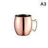 60ml Mini Nerezový Hrnek Moscow Mule Koktejlová Sklenice na Víno Tepaný Měděný Pivní Hrnek Hrnek na Kávu Hrnek na Mléko Barová Sklenice Nápojové Sklo
