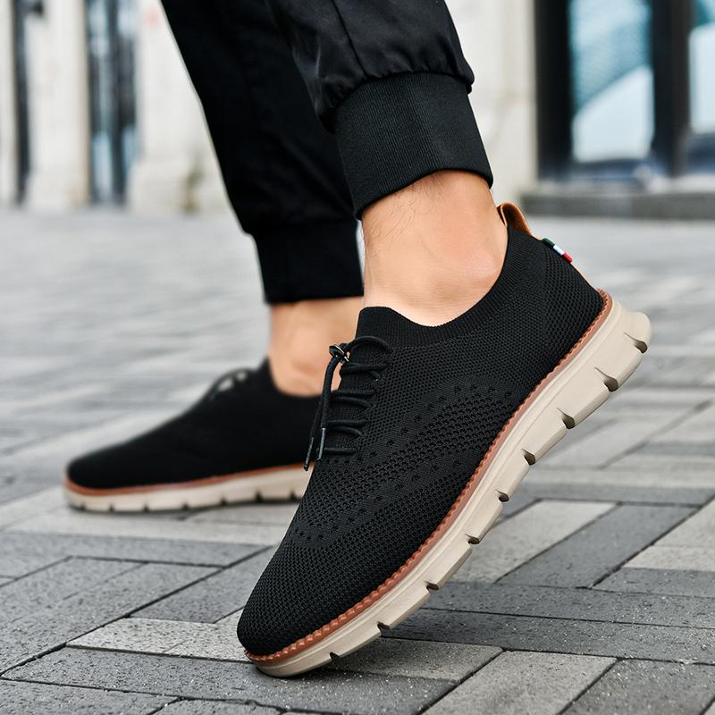 TUINANLE Herren Sneaker Übergröße 40-50 Schuhe Lässige Sneaker Atmungsaktive Mesh-Schuhe