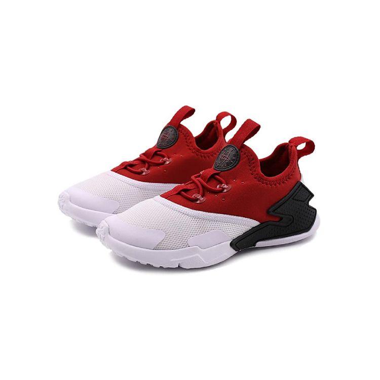 Nike Huarache Drift TD Gym Red Baby Sneakers White-Black-Volt AA3504-601