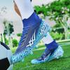 Unisex Football Boots High-top Rubber Tie High Elastic Socks Training Artificial Grassland Outdoor Sports Training Football Shoes