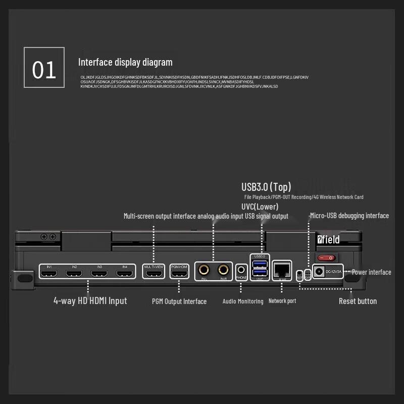 TCHD-810HD Pro Portable HDMI Video Production Switcher