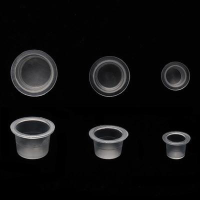Transparente Tattoo-Tools für Wimpernverlängerungen – Farbbecher für Make-up und Stickereien