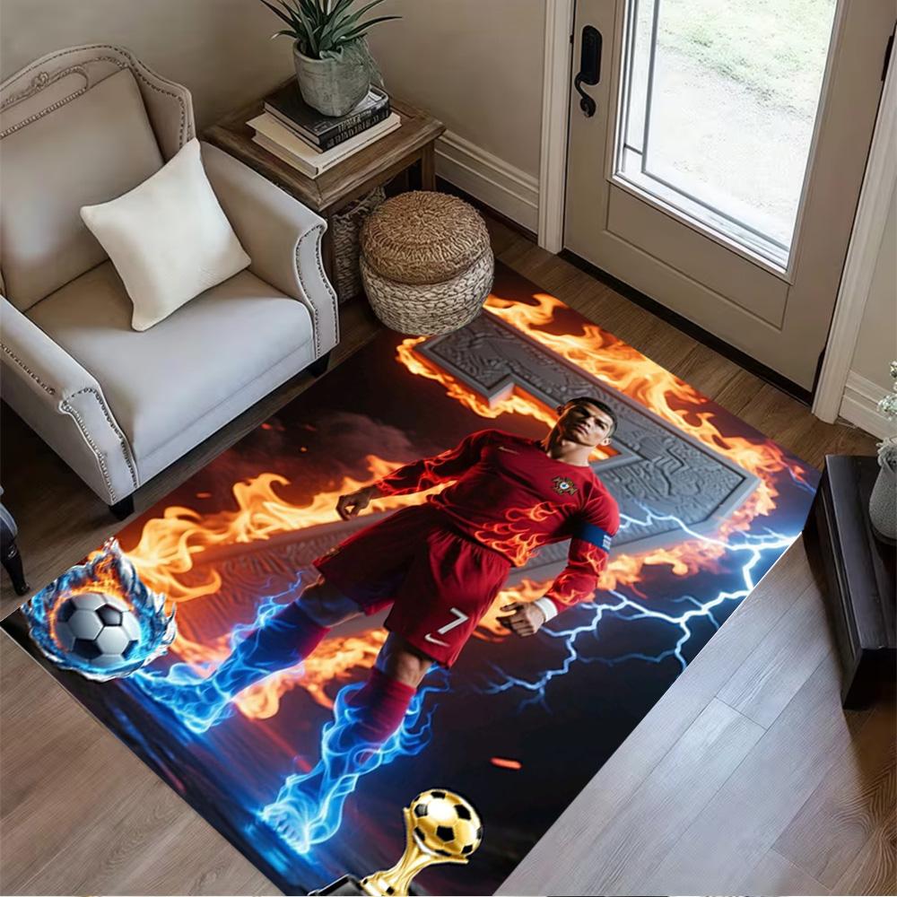 1 Stück Fußballteppich Heimteppich Schlafzimmer Geschenk Büro