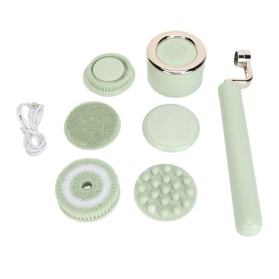 Electric Body Brush with Heads 3 Modes Long Handle Waterproof Exfoliation Rechargeable Body