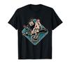 Rockabilly Pin-Up Girl Tankstelle Old School Reparatur Rock T-Shirt