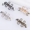 Loose Pants Waist Tightener Six-Leaf Button, Detachable Jeans Button Pin, Adjuster No Sewing Required Buckle Clothing Accessories Nail