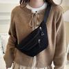 Modische Retro-Stil Lässige Brust-Taillen-Tasche Leichte Corduroy Bauchtasche Umhängetasche Frischer Stil Koreanische Version Handtaschen