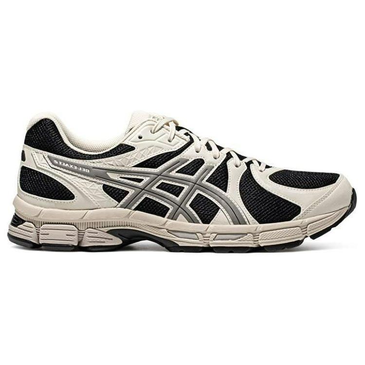Asics Gel-Exalt 2 Fabric Synthetic Leather Comfortable Daily Wear Durable Low-Top Lifestyle Shoes Men Sneaker Beige 1011B918-002