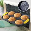 Non-stick Silicone Baking Pan Heat Resistant Burger Bun Maker Reusable Oven Baking Plate  Household