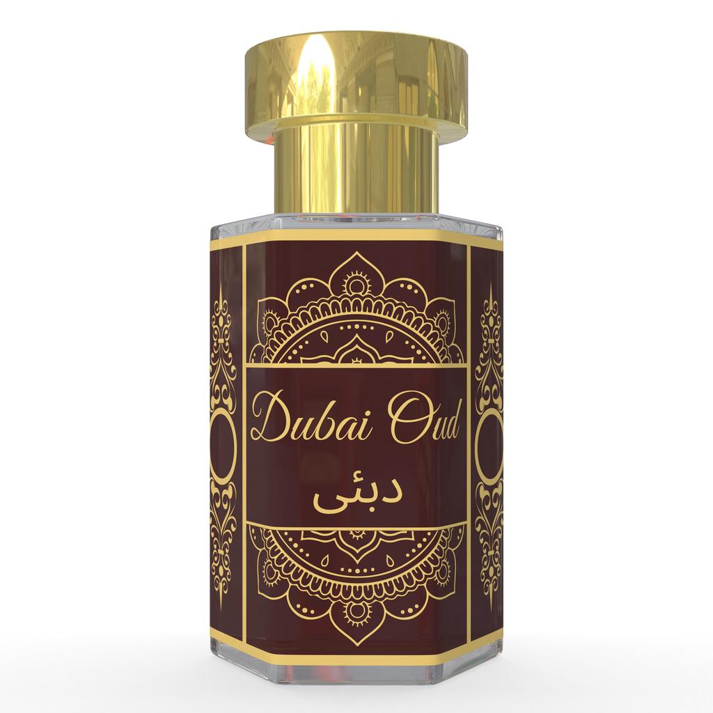Dubai Oud Attar – Huile de Parfum unisexe Premium – Longue Durée – Sans Alcool – Riche Parfum Oriental