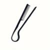 1pcs Haircut Straightening V Shape Black Color Comb Home Hairdressing Straightening Combs Clip-Type Hairdressing Hair Straighten