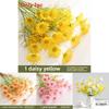Artificial Chamomile Daisy Silk Flowers For Wedding Decor Photography Props