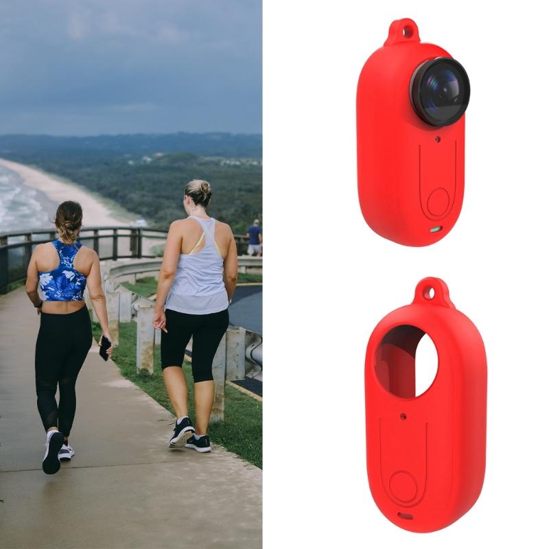 Protective Cover Sleeve Shock-proof Silicone Lens Case Washable & Water-proof Casing Skin for 360 GO 3 Action Camera