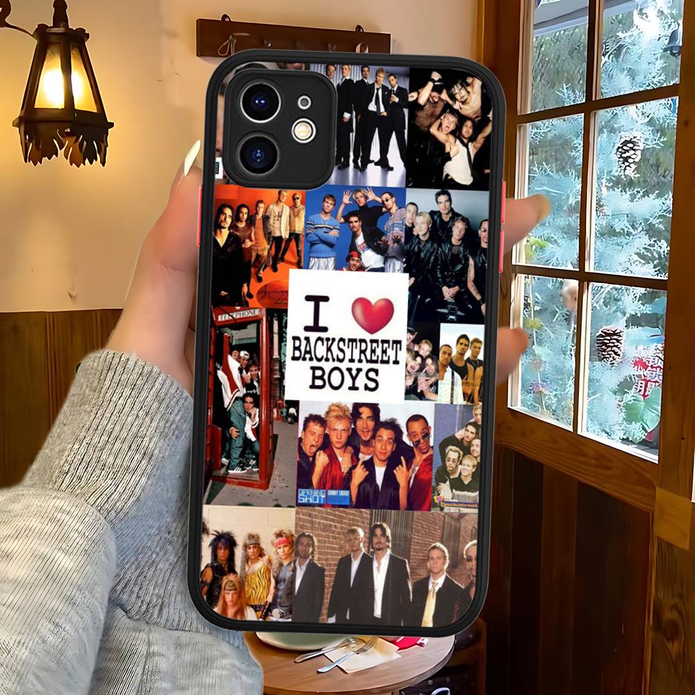 Popular Band B-Backstreet BoyS For IPhone 11 12 13 14 15 16 Pro Max Plus Matte Translucent Phone Cover
