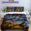 3pcs douma1 Design Cover Set - HD Printed Bedding with 1 Cover and 2 Pillowcases - Perfect for Home and Dorm Decor