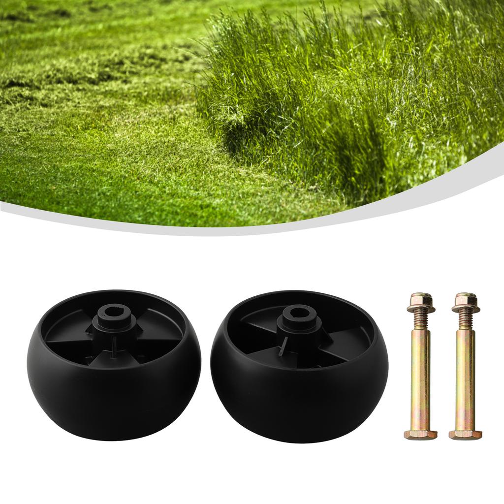 Für ein reibungsloses Rasenpflegeerlebnis Hohe Haltbarkeit Satz von zwei Mähdeckrad & Schraubenmontage Passend für für Huslter Für für Murray