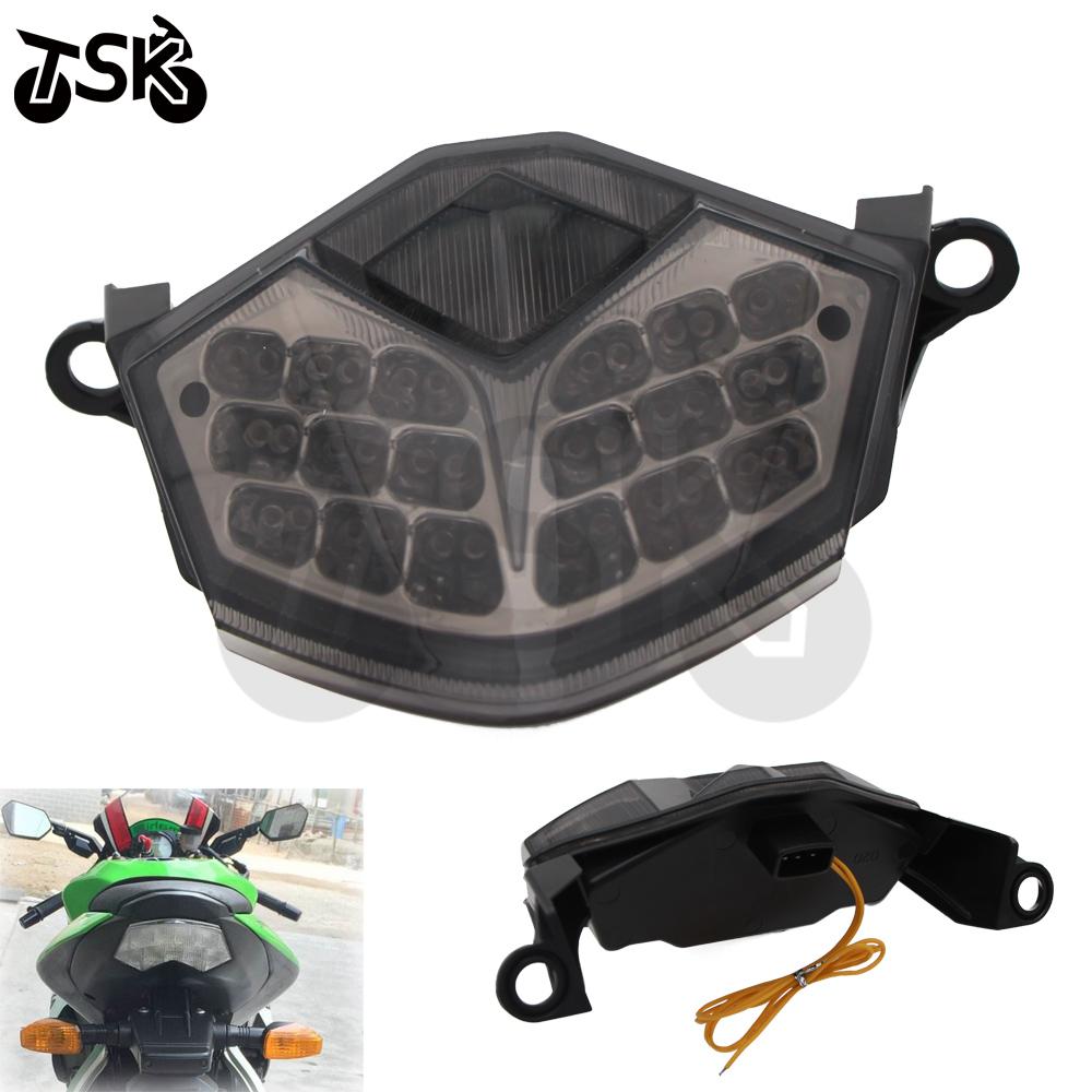 Motorcycle Tail Light Brake Turn Signals Rear LED Lamp For Kawasaki Z750 2007-2013 ZX10R 2008-2010 Z1000 2007-2009 ZX6R