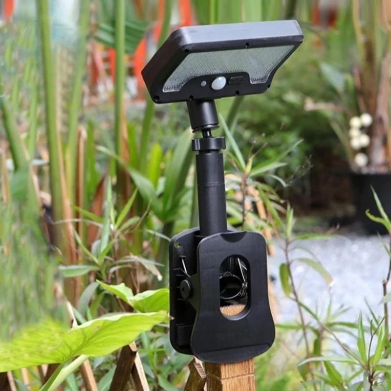 Solar Motion Sensor Wall Lights, Solar Powered Security Flood Lights, Auto On/Off Waterproof Fence Lights for Deck Patio Porch