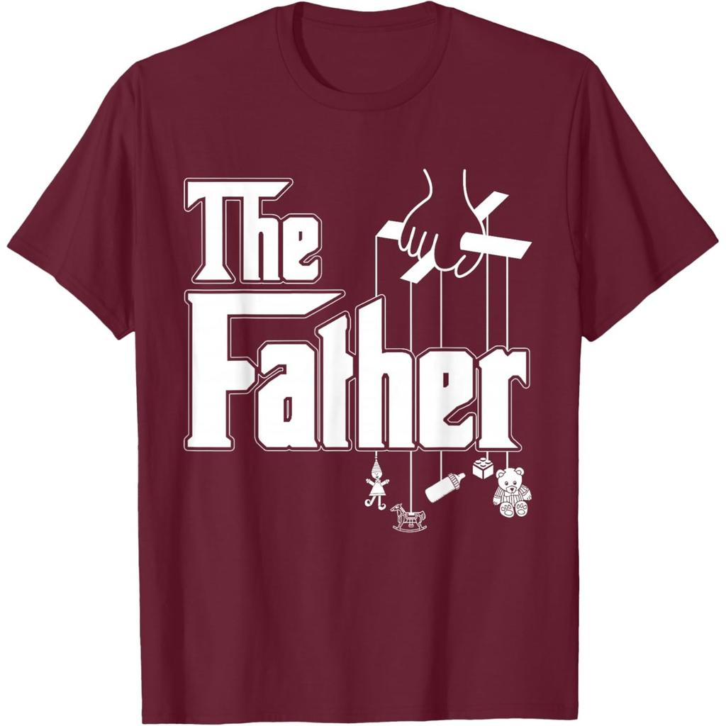 The Father Puppet Design Graphic Tee Unisex's Short Sleeve Casual Cotton T-Shirt