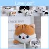 Entzückende Plüsch-Hund- und Katzen-Schlüsselanhänger-Puppe Flip-Spielzeug Weiche PP-Baumwolle 10 cm Höhe