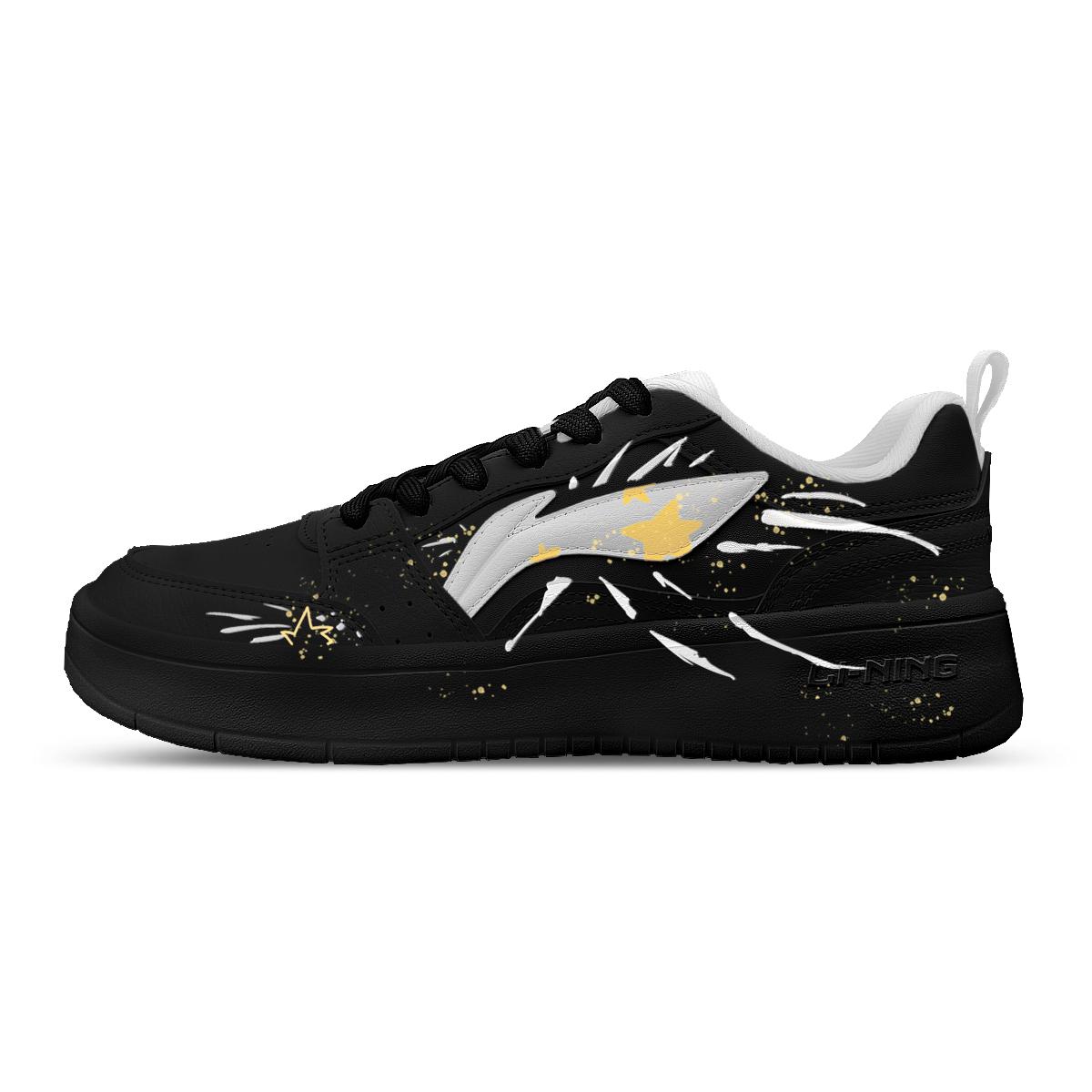 Li Ning Sycee Амортизация Устойчивость к истиранию Увеличение роста Низкие Кеды для скейтборда Женские AGCT340-5(Команда1311-) 40