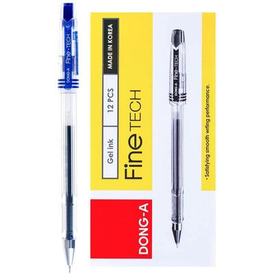 Pióro kulkowe DONG-A Fine-Tech Gel Ink, 0,3 mm, pudełko Dozen, niebieskie