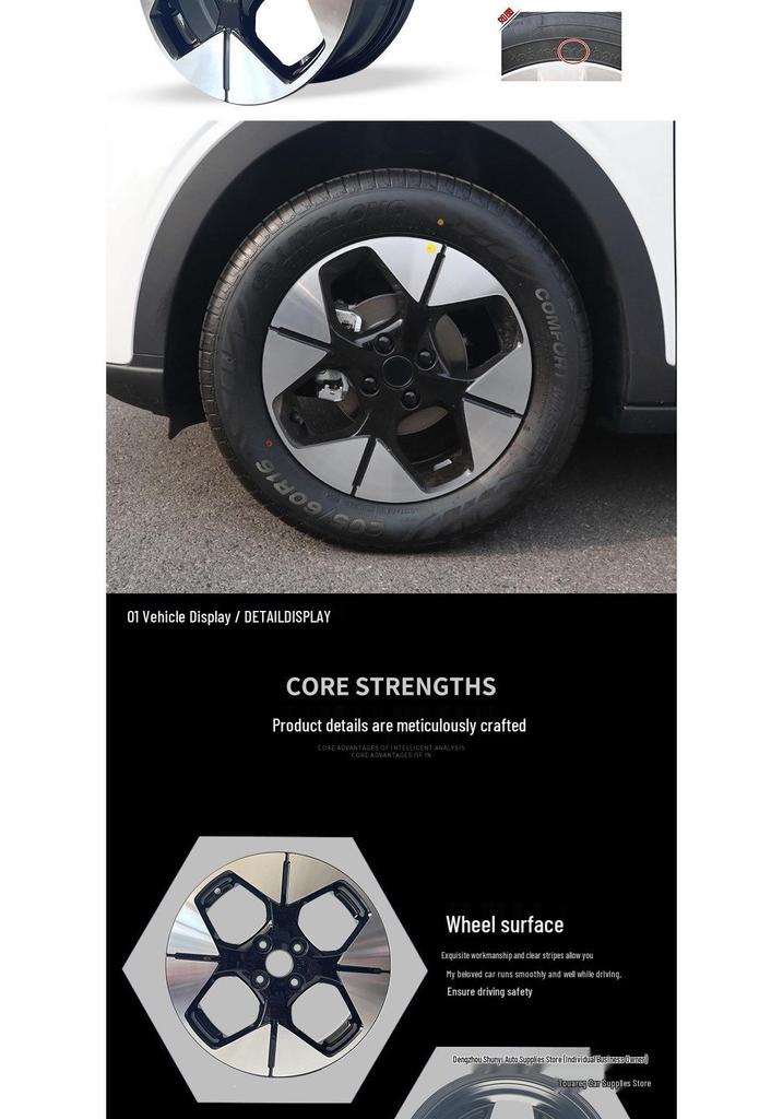 16-Inch Aluminum Alloy Steel Wheel Hub for Geely Xingyuan Touareg