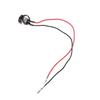 Port de charge pour vélo à tête ronde à trois trous 24V 36V Prise Jack Connecteur en ligne Chargement de la batterie
