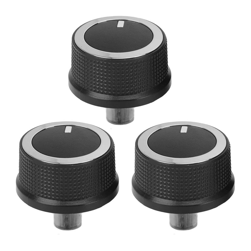 3pcs Climate Control Knobs, ABS Air Conditioner Control Knob 84793085 84141127 Replacement for Express 1500 2500 3500