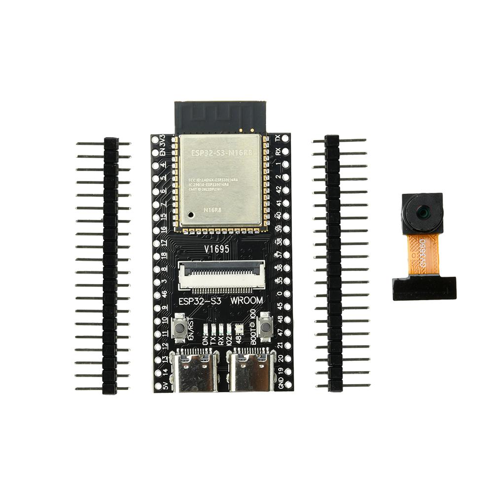 ESP32 S3 -WROOM-1 N16R8 CAM Development Board WiFi+Bluetooth-compatible Module OV3660 Camera
