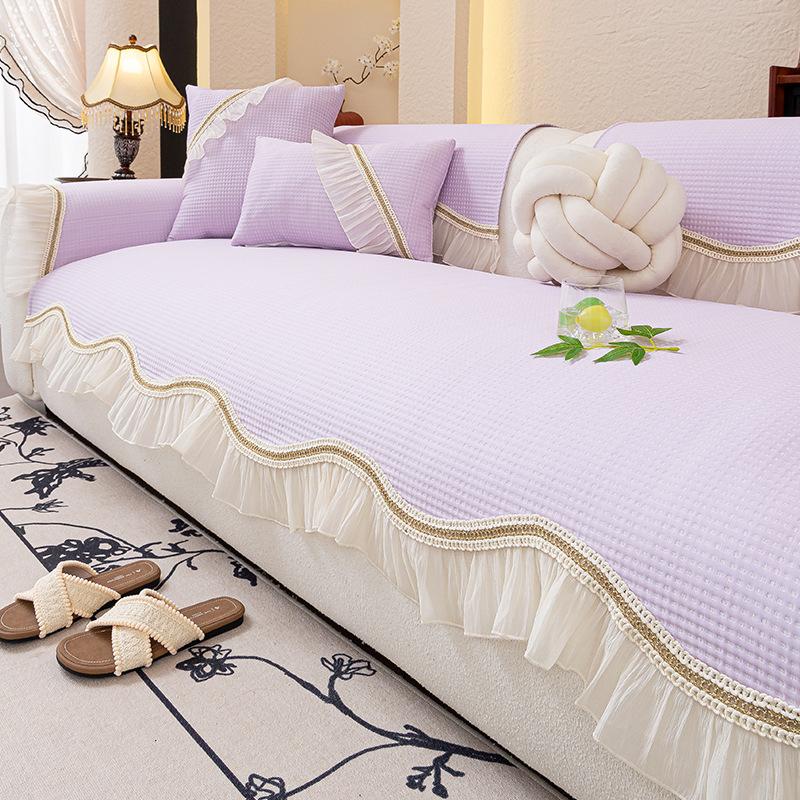 

Крутой Doudou подушка для дивана необычной формы 2025 новый летний прохладный прямой ряд подушка для сиденья коврик противоскользящий чехол для подушки сиденья тканевое полотенце 70*70cm