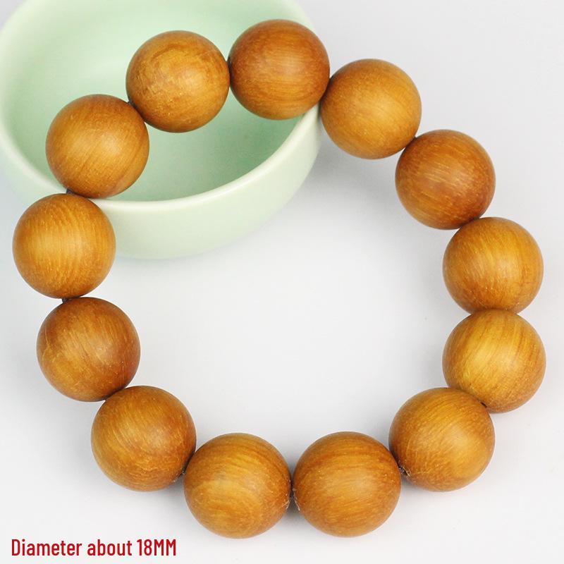 New Mountain Sandalwood Beads: High-Density, Naturally Scented Hand String Bracelet for Men and Women.