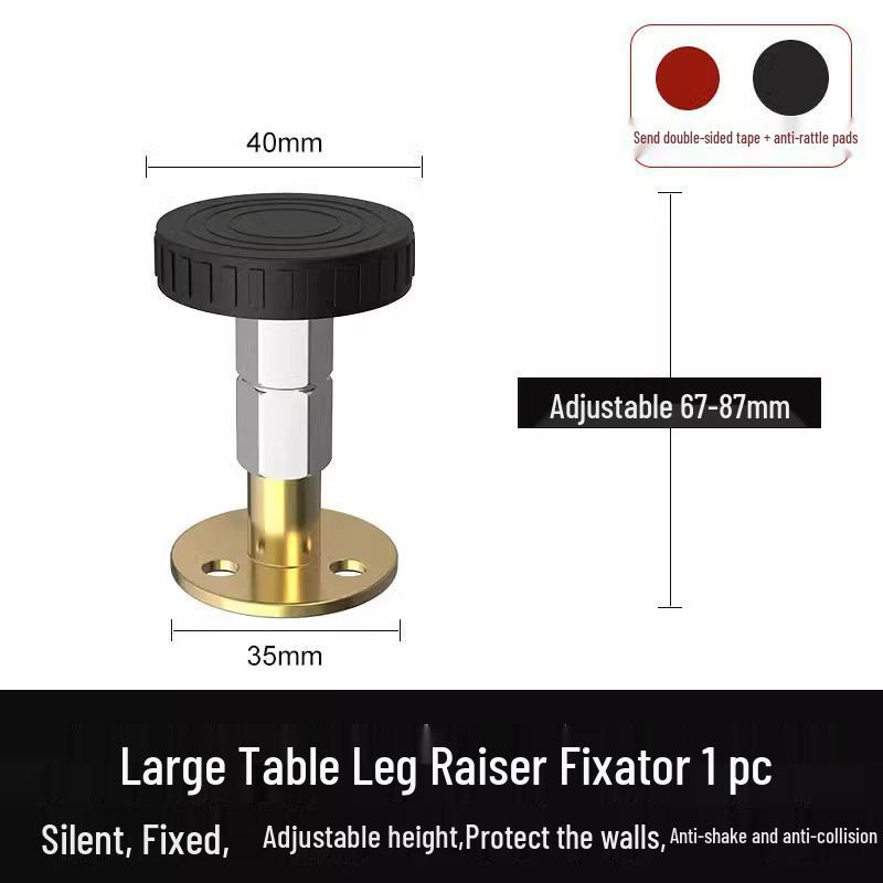 Adjustable Anti-Shake Black Bed Stabilizer Pad