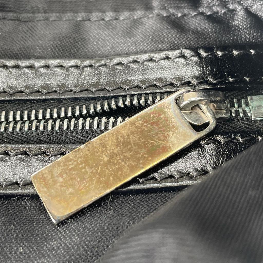 Fendi Zucca Handbag Black Women Used