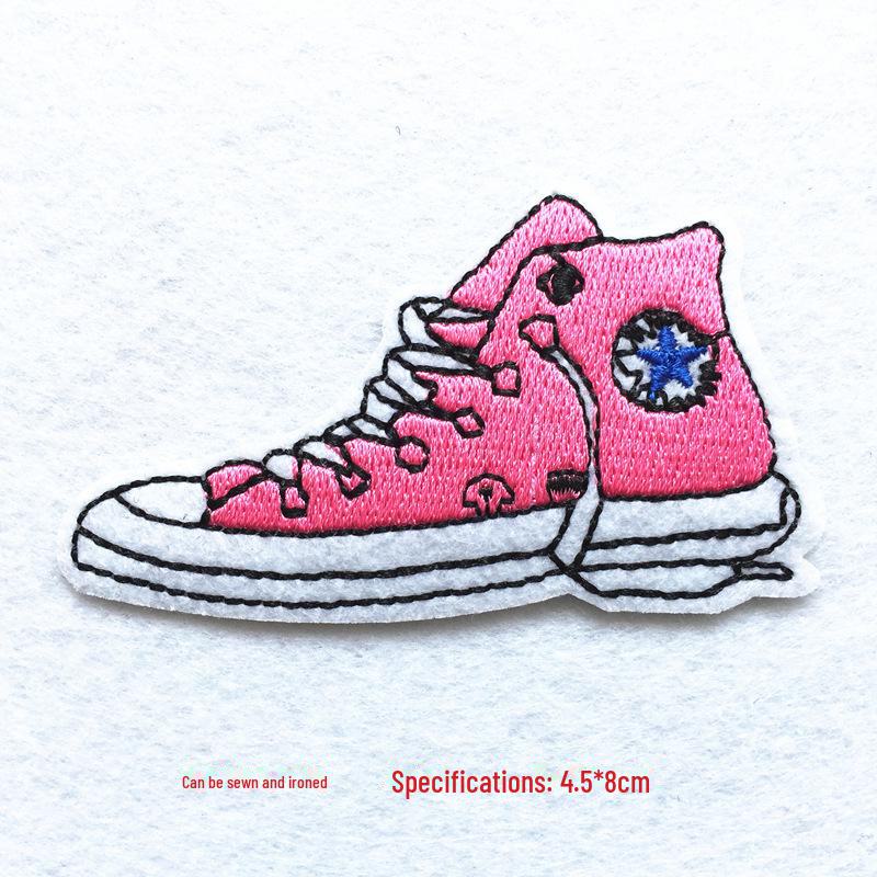 Cartoon Embroidery Patch Set for Clothing: Jeans, Down Jackets, and Repair