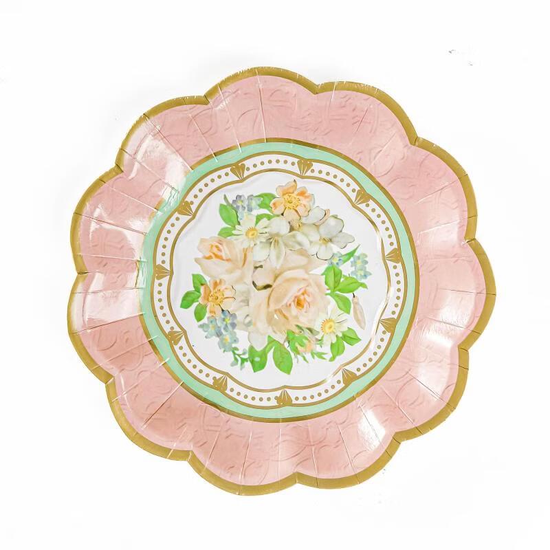 OIMG 7-Inch Thickened Disposable Paper Plates