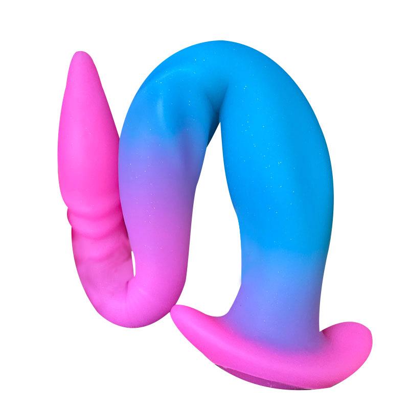 Silicone Ultra-Long Colored Butt Plug for Male Self-Stimulation and Prostate Massage