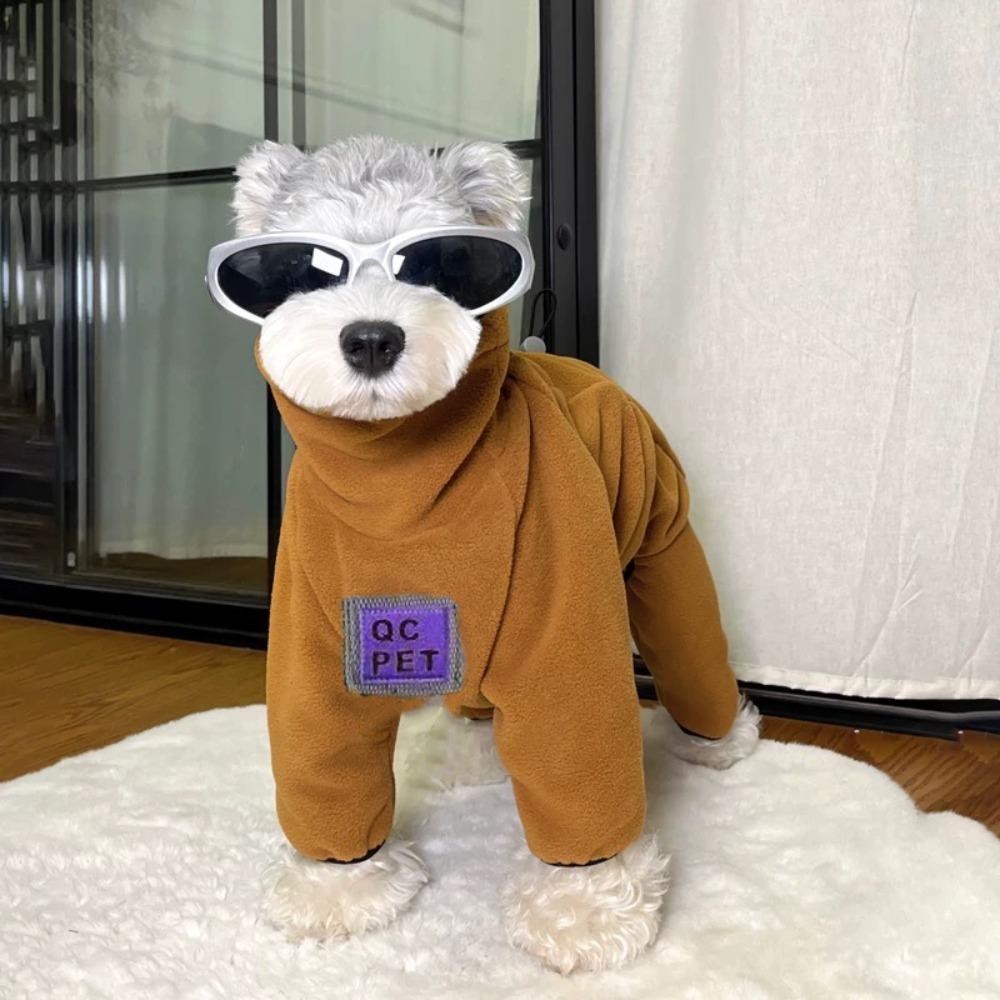 

Four-legged Dog Clothing Adjustable Comfortable Warm Clothes for Small Dogs Autumn and Winter Dogs Accessories Supplies XXL помаранчевий