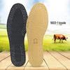 Men's & Women's Thick Cowhide Insoles: Non-slip, Durable, Breathable, Flexible, and Trim-to-fit.