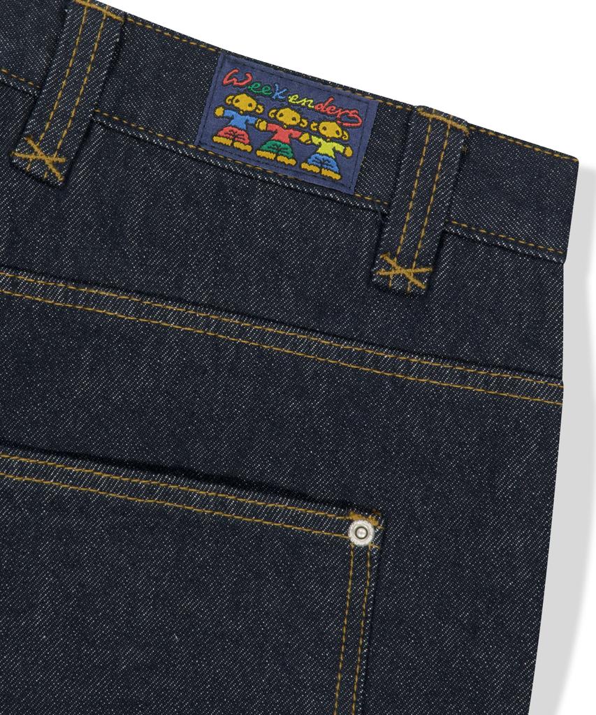 WKNDRS Trio Denim Shorts (D.Blue)