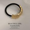 Minimalist Metal Hair Ring - New Korean Style High-End Ponytail Tie Rubber Band.