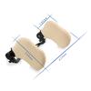 Beige Car Seat Headrest Neck Rest Pillow Neck Safety Seat Support Cushion Pad