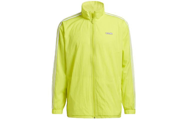 Adidas Originals REVERSE TRACK Jackets Men s Yellow Green Stand Collar Moderate Other GN3818 L