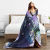 Muichiro Tokito Anime Blanket  Warm Soft Comfortable Plush Bedding Throws For Couch Chair Sofa Bed Picnic Bedspread Bed Cover