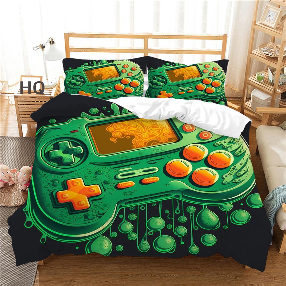 3D Game Console Printing Bed Clothes Teens Full Size Bedding Set Cover Design High Quality Home Textiles