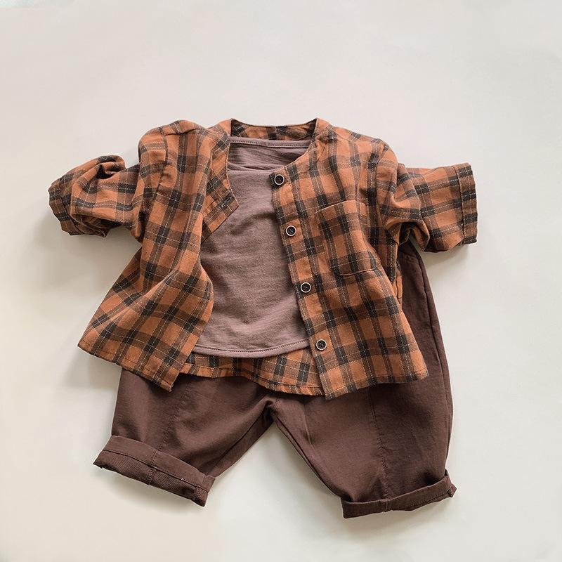 Korean Style Loose Casual Solid Long Pants Unisex Kids Baby Children Trousers