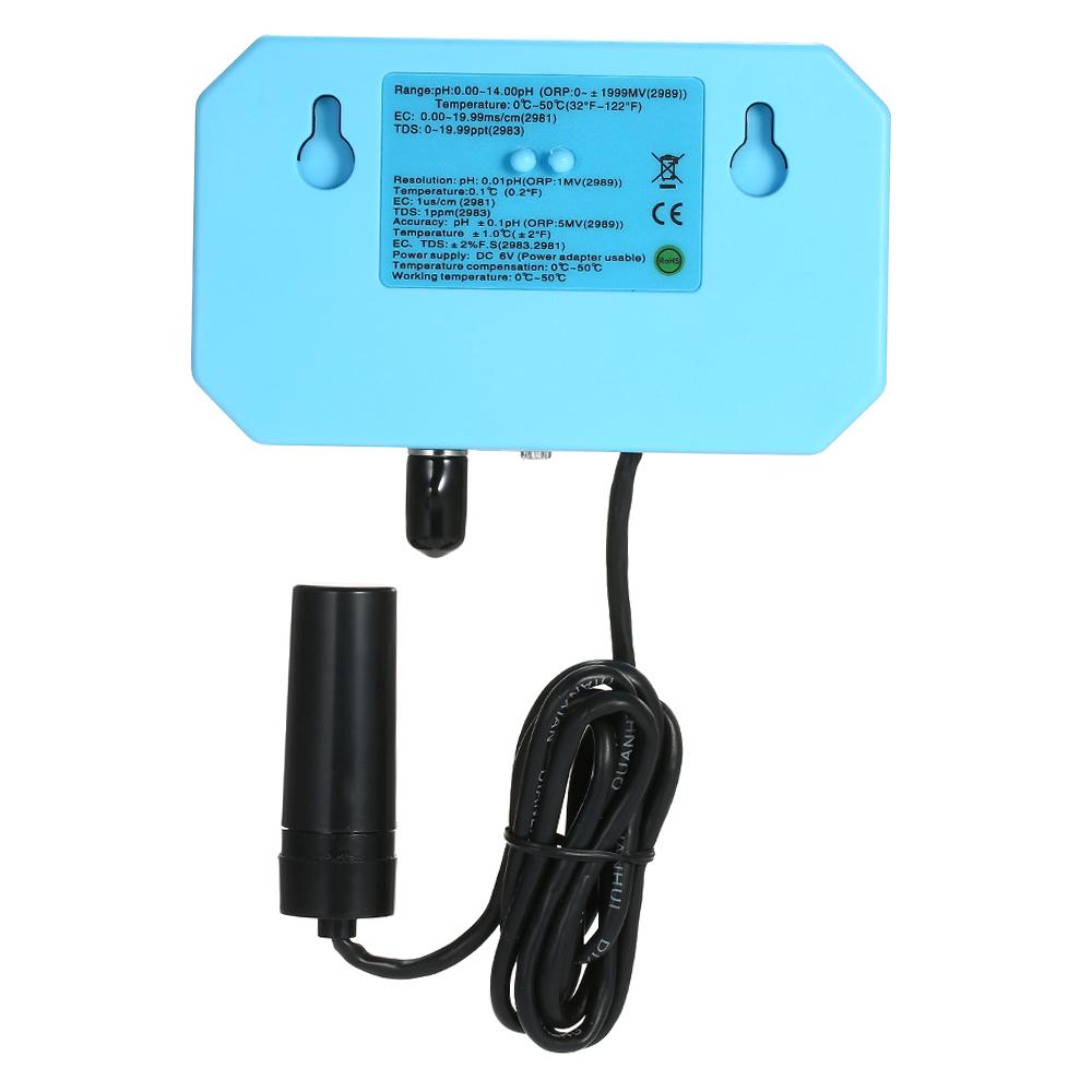Professionelles 3-in-1 pH-Celsius-ECCelsius-TEMP-Messgerät Wasserdetektor Mehrparameter Digitales LCD -Messgerät Multifunktions-Wasserqualitätsmonitor Multiparame
