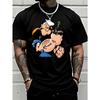 Men'S Trendy Short T-Shirt, Print Fashion Men'S Pure Short Sleeve New Style
