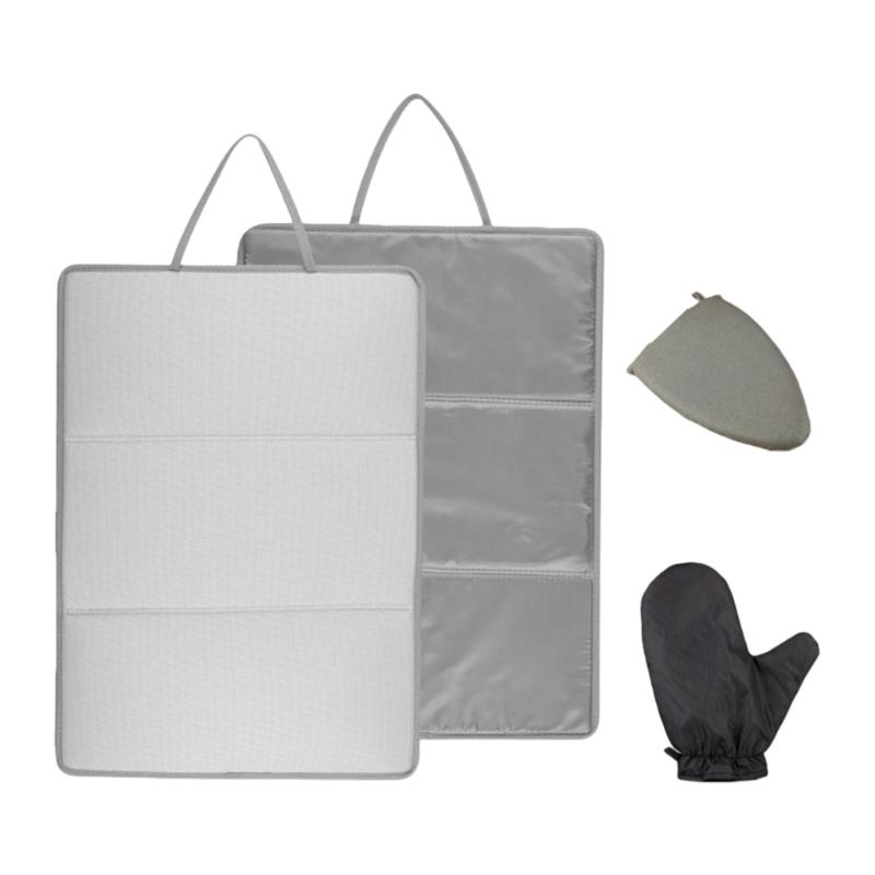 

Ironing Mat For Shirts Pants Dresses Heat Resistant Polyester Fabric Double Texture Design